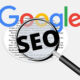 Picture of a magnifying glass for SEO Google results