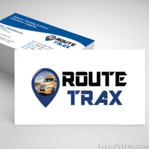 Route Trax Business Card Logo