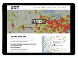 RouteTrax Tracking Web Page