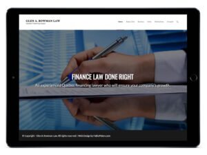 Quebec Legal Services Website Design