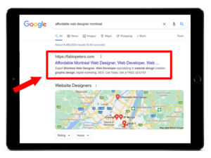Learn SEO rank on Google result page