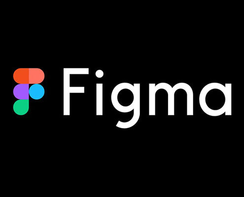 A picture of the Figma logo on a black background.