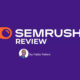 A graphic with a SEMrush logo and a byline of author Fabio Peters.