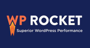 A picture of the WP Rocket Cache logo.